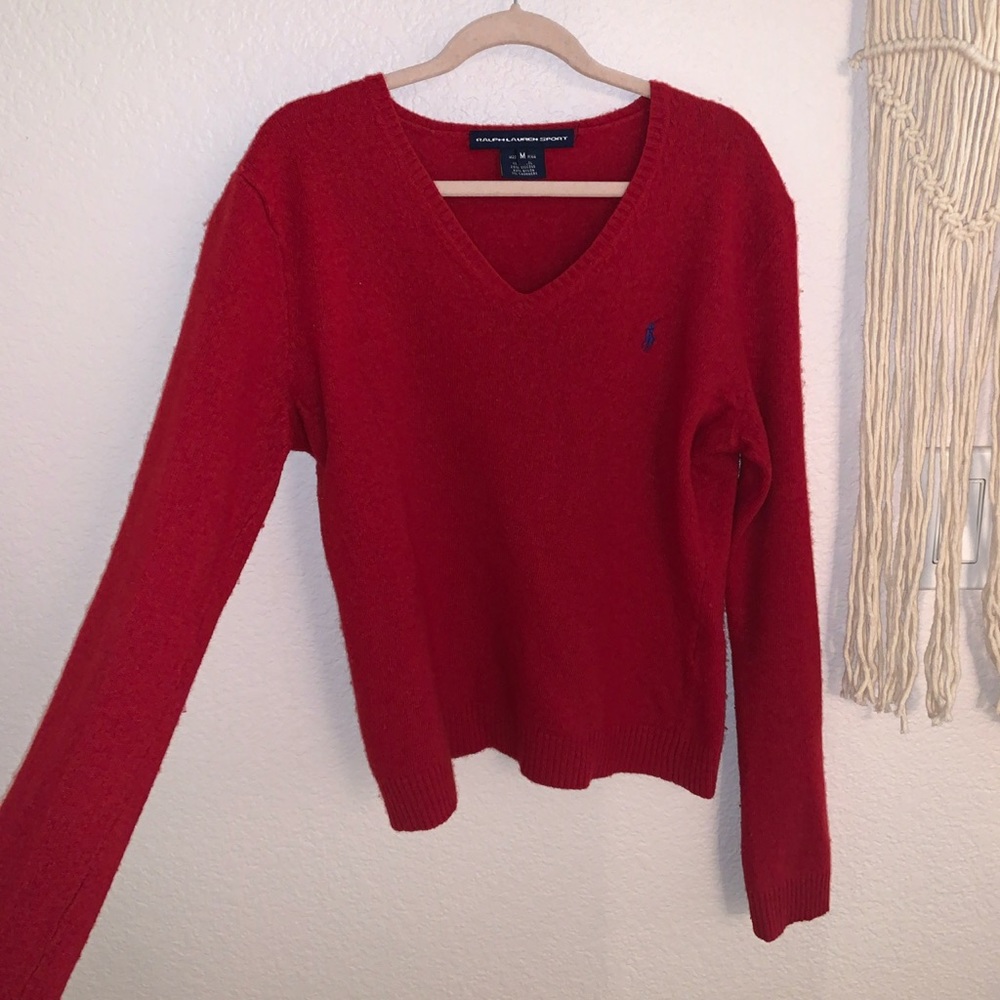Beautiful Ralph Lauren polo V neck sweater